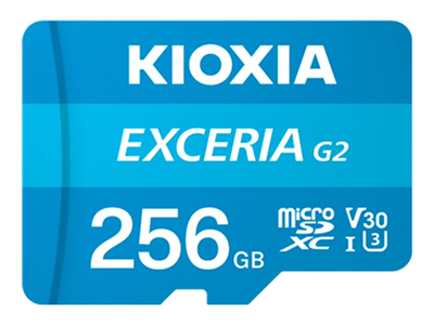 Карта пам'яті Kioxia MicroSDXC 256GB CExceria G2 + SD-адаптер (LMEX2L256GG2)