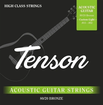 Струны для акустической гитары Tenson 80/20 Bronze, 11-52 (G-F600605)