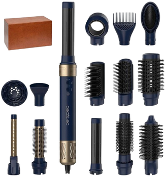 Фен-щетка Cecotec Bamba CermicCare AirGlam 14 в 1 Blue