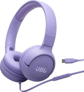 Навушники JBL Tune 520C USB-C Purple (JBLT520CPUR)