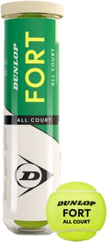 М'ячі для тенісу Dunlop Fort TS 4B пластик банка (601607)