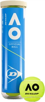 М'ячі для тенісу Dunlop Australian Open 4 ball new (601602)