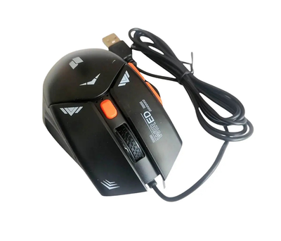 Игровая мышь Igra 550E с высокоточной сенсорной системой, эргономичным дизайном, подсветкой Black