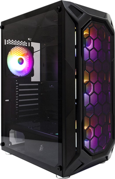 Корпус 1STPLAYER X6-BK-4F1 Black