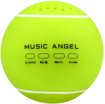 Портативна колонка Music Angel Tennis Ball Green (5905923645213)