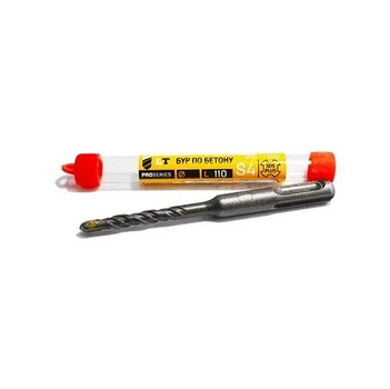 Бур по бетону LEVTOOLS Ø4x110 мм SDS-PLUS S4 (204-110)