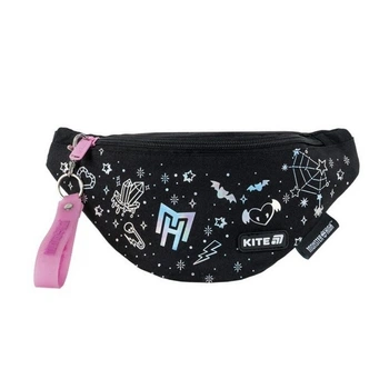 Сумка на пояс бананка детская Kite Kids Monster High, для девочек, черный (MH25-2577)