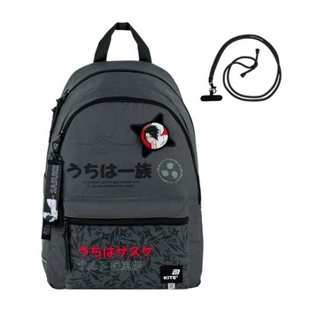 Рюкзак шкільний для підлітка Kite Education Teens Naruto Shippuden, для хлопчиків, сірий (NR25-2575M)