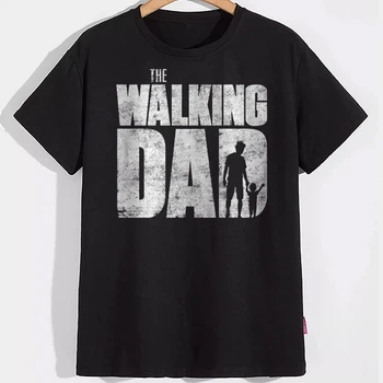 Чоловіча футболка The walking dad PG09013 goodreclama XL Чорний