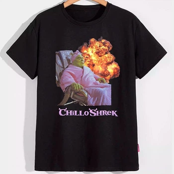 Футболка чоловіча Шрек ChilloShrek PG08086 goodreclama S Чорний