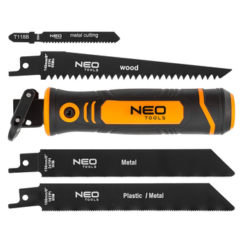 Uchwyt do brzeszczotów NEO Tools uniwersalny zestaw 4 + 1 44-650 (5907558440744)