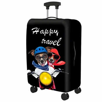 Чохол на валізу Happy Travel розміру L чорний (MRA-25-21)