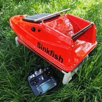 Кораблик прикормочный Sinkfish SF - Active1+GPS PROFI (красный)