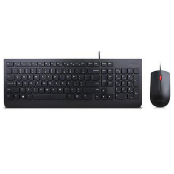 Комплект Lenovo Essential, USB, EN/RU, черный