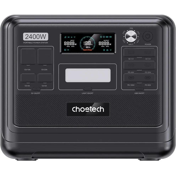 Зарядна станція CHOETECH BS008 / 2400 Вт / 2048 Вт⋅год / LiFePO4