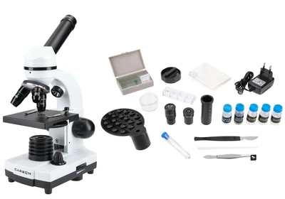 Мікроскоп Carbon Biologic 40x-1600x з адаптером для смартфона та набором для експериментів