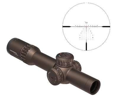 Приціл Vector Optics Continental X10 1-10x28 (34 мм) ED FFP illum. VET-CTR FDE SCFF-68