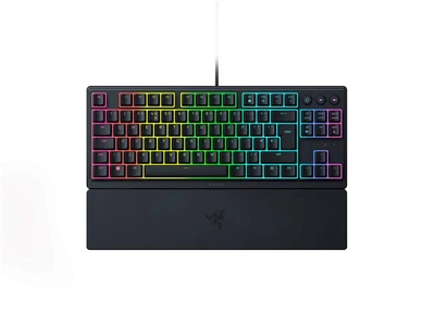 Клавіатура механічна Razer Ornata V3 ТKL RGB-підсвічування, підставка для рук, дротова USB 2м Чорний (RZ03-04881800-R371)