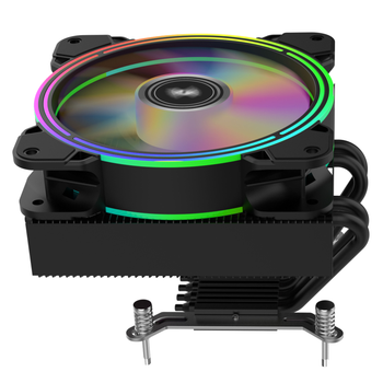 Кулер для процессора 2E GAMING Air Cool AC120T4-ARGB с подсветкой 120мм 4-pin (2E-AC120T4-ARGB)