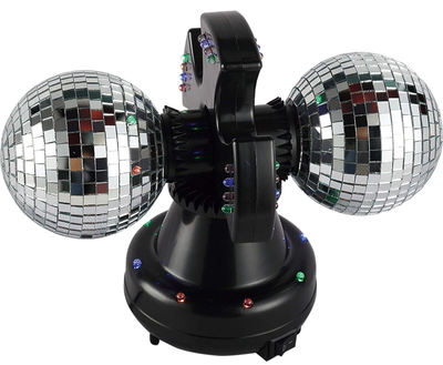 Podwojna lustrzana kula dyskotekowa Music Twin Mirror Ball (5744000780610) (955555910413432) - Outlet