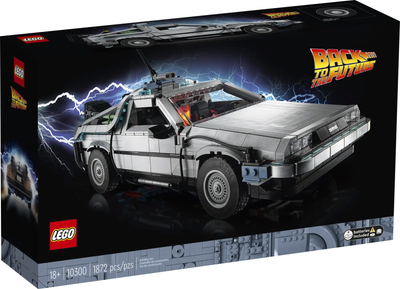 Zestaw klockow LEGO Creator Expert Wehikul czasu z Powrotu do przyszlosci 1872 elementy (10300) (955555909374157) - Outlet