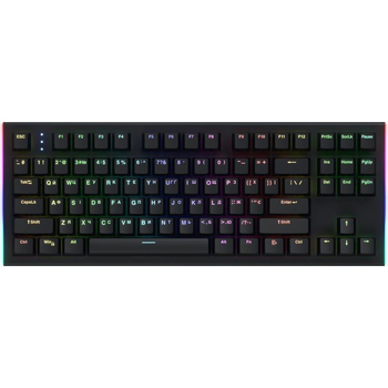 Клавіатура HATOR Gravity X TKL oranžová HTK550UA Black RGB (HTK550UA) USB