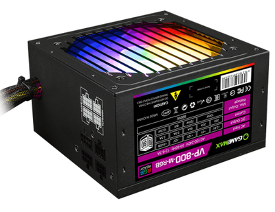 Блок питания 800 Вт GameMax VP-800 RGB, Black (VP-800-M-RGB)
