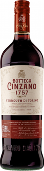 Вермут Cinzano Bottega Rosso 1757 1 л 16% (8000020175889)