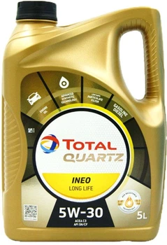 Моторное масло TOTAL 5W-30 Long Life Ineo Quartz, 5л VW 507.00