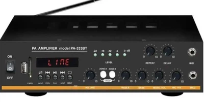 Усилитель звука PA-333BT с Bluetooth и функцией караоке 9488