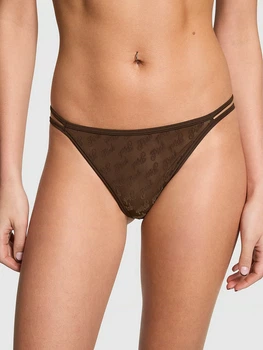 Трусики стринги женские Victoria's Secret 657250946 L Коричневые (1159832908)
