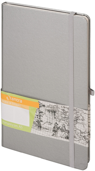 Notes Antra Romantyzm A5 kropki srebrny (5904210043886)
