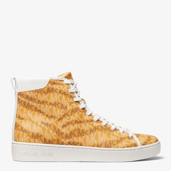 Женские кеды высокие Michael Kors 983933586 38.5 Желтые (1159832178)