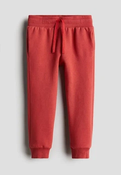 Джоггеры детские терракотового цвета с начесом H&M 104см (400011207)
