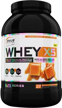 Сироватковий протеїн Genius Nutrition Whey-X5 порошок 900 г Солона карамель (5949471392298)