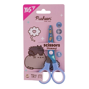 Ножиці дитячі YES 480469 13см Pusheen, з принтом на лезі /480469/
