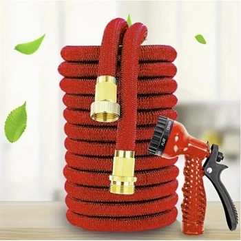 Шланг для поливу міцний з розпилювачем від 10 м до 50 м MAGIC HOSE Red