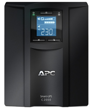 Джерело безперебійного живлення APC Smart-UPS C 2000VA/1600W, USB, 6xC13, 1xC19, Black (SMC2000I)