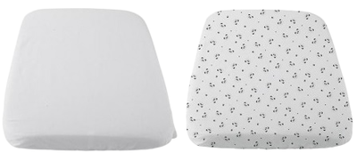 Комплект простирадл Chicco Next2Me Панда 50 x 83 см 2 шт (8051700384886)