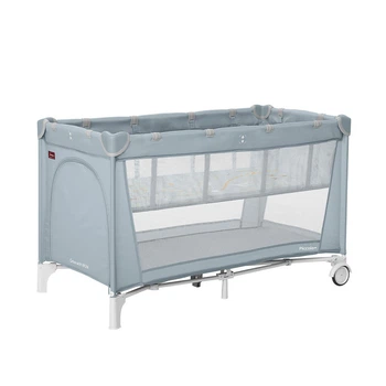 Манеж дитячий CARRELLO Piccolo+ CRL-18102 Ash Grey з двома рівнями дна