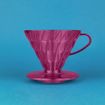 Пуровер Hario V60 02 Punch Pink пластиковый на 1-4 чашки