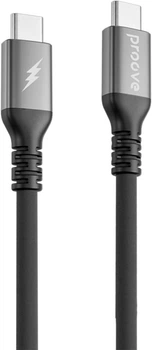Кабель Proove ReGen Silicone Type-C 60 Вт 2 м Black (580830001)