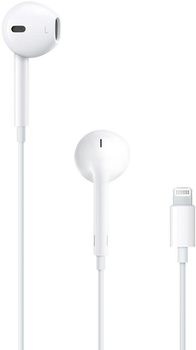 Навушники вкладиші дротові для Apple iPhone LEXEGO with Mic Lightning Headphones White PL2J/W