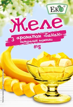 Желе з ароматом Банан Еко 81 г