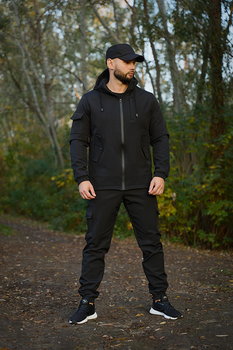 Костюм Softshell Intruder чёрный 5XL