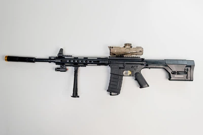 Дитячий іграшковий автомат на орбізах Орбіган M416 Чорний з сошками гідрогелевими кулями Гель бластер акумуляторний + 1000 орбізів