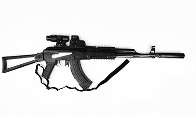 Дитячий іграшковий автомат на орбізах Орбіган AK-47 Чорний стріляє гідрогелевими кулями Гель бластер акумуляторний + 1000 орбізів