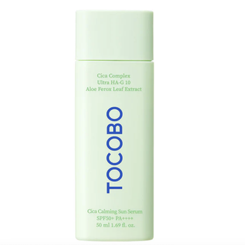 Успокаивающая солнцезащитная сыворотка с центеллой Tocobo Cica Calming Sun Serum SPF50+ PA++++ 50 ml