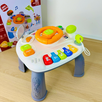 Детская игрушка Столик-развивающая 2В1 интерактивный, 23*25*26 см, 368-48B-H