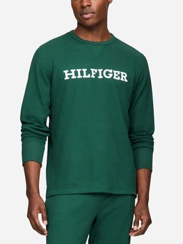 Пижамный лонгслив мужской хлопковый Tommy Hilfiger 656720562 L Зеленый (1159832831)